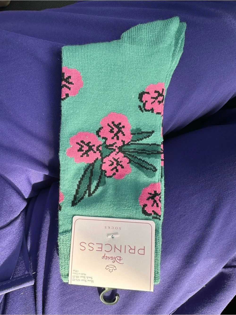 New Disney Princess Crew Sock - PrincessTiana